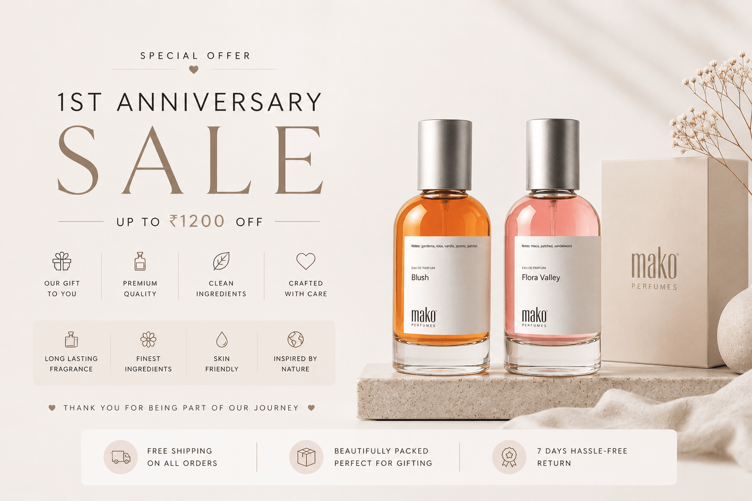 Mako 1st Anniversary Sale